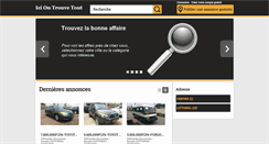 Desktop Screenshot of iciontrouvetout.com