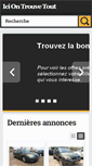 Mobile Screenshot of iciontrouvetout.com