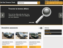Tablet Screenshot of iciontrouvetout.com